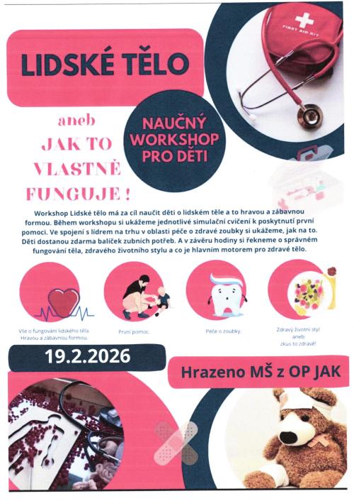 Workshop o lidském těle 1