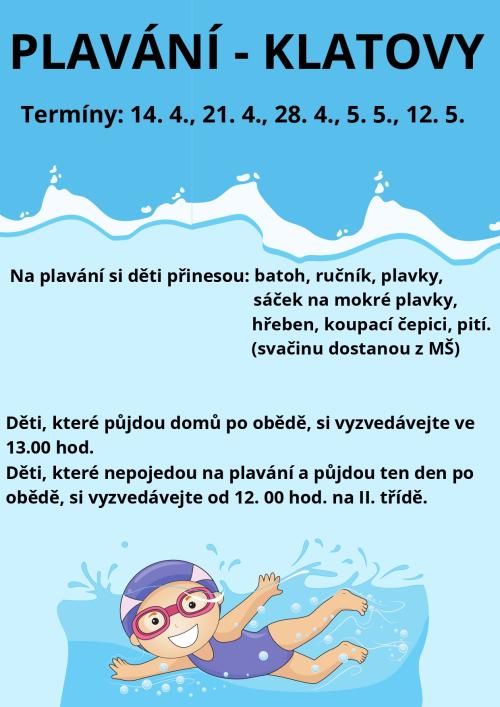 děti na plavání